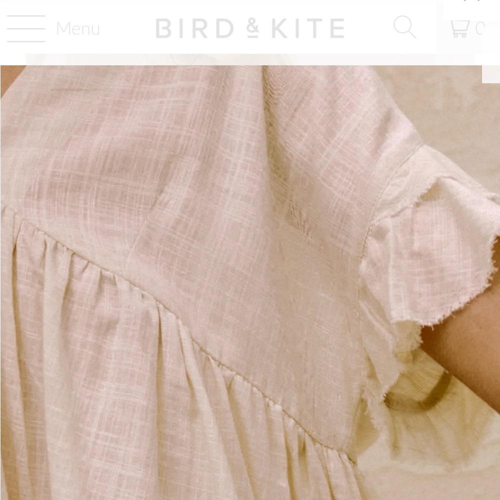 Bird & Kite Calla Top in Bone, Australian Lifestyle Brand - Picture 12 of 17